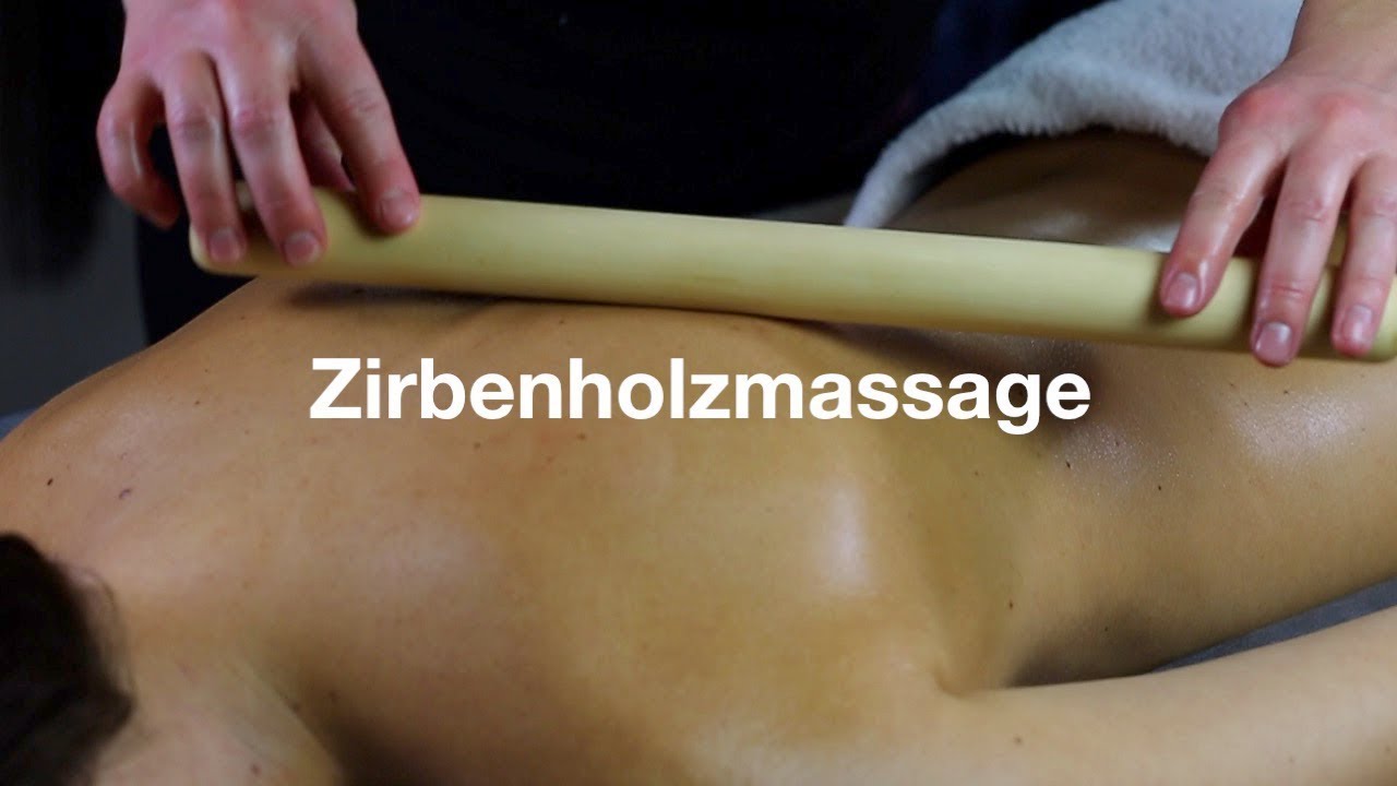 Zirbenholz Massage